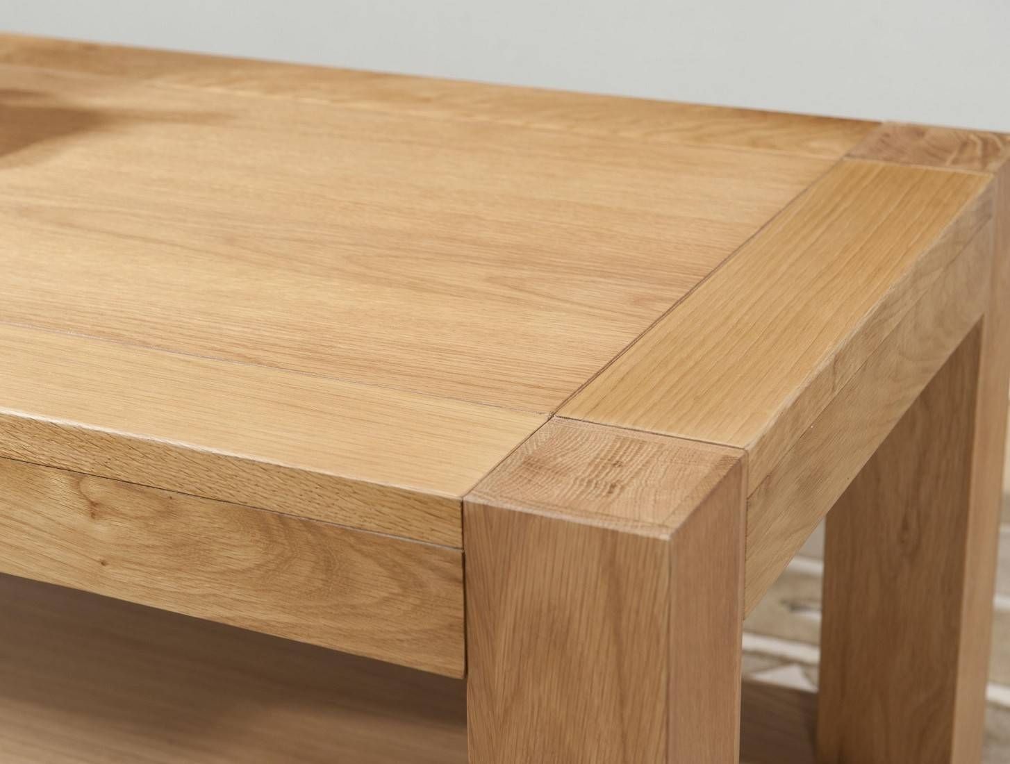 Aylesbury Contemporary Light Oak Coffee Table | Oak Furniture Uk With Regard To Contemporary Oak Coffee Table (View 10 of 15)