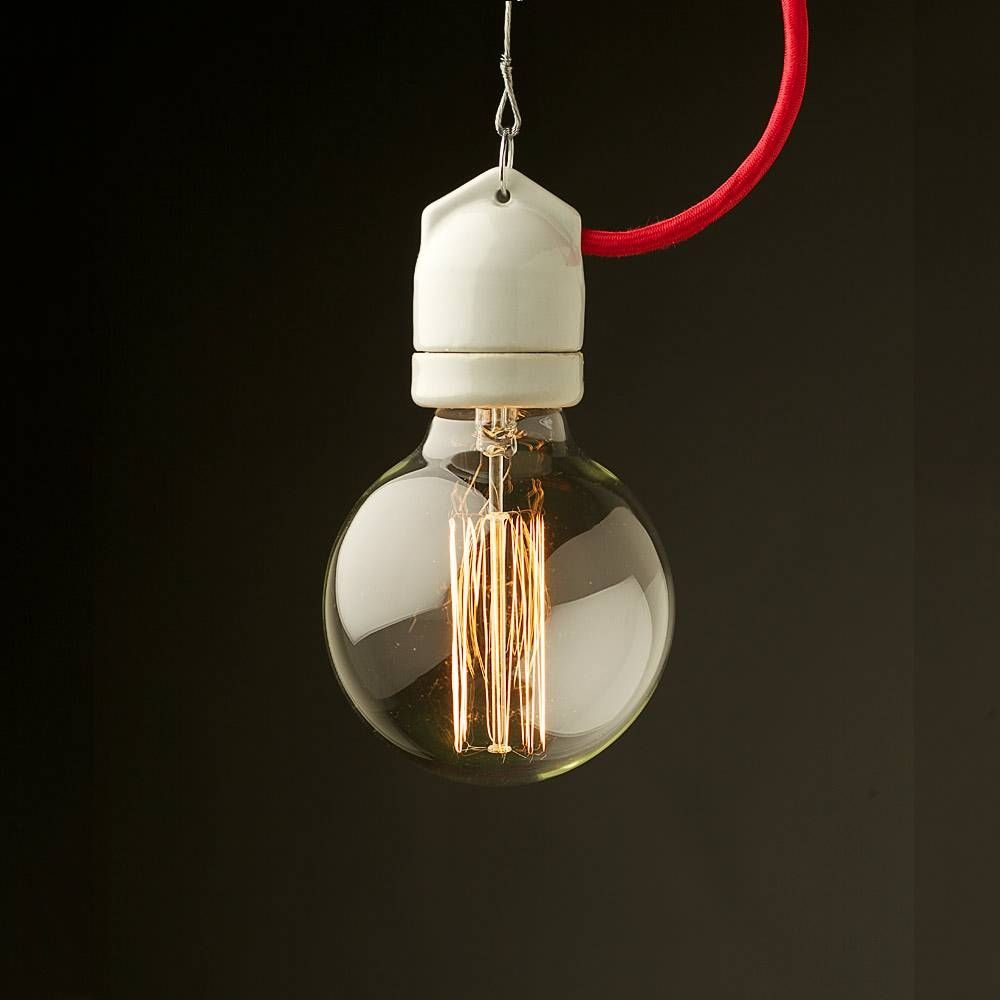 Bare Bulb Pendant With Exposed Bulb Pendant Lights (View 13 of 15)