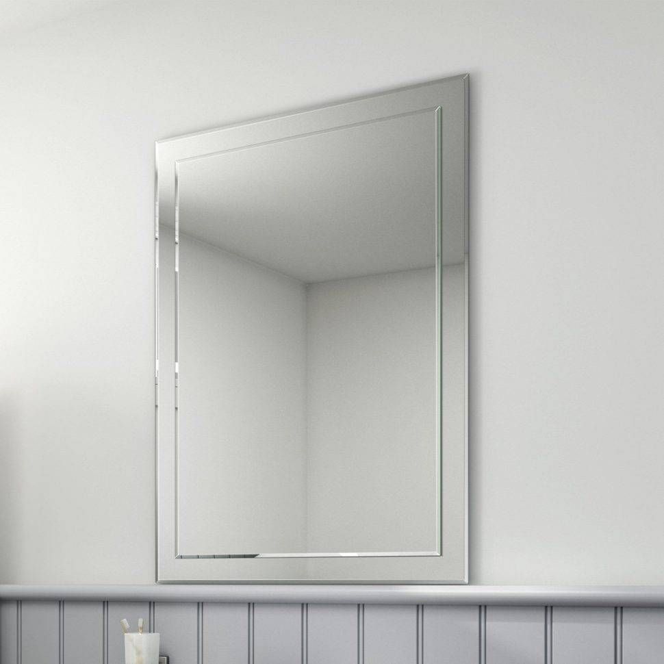 Bathroom Cabinets : Ikea Slim Spacious And Super White Bathroom Throughout Slim Wall Mirrors (Photo 10 of 15)