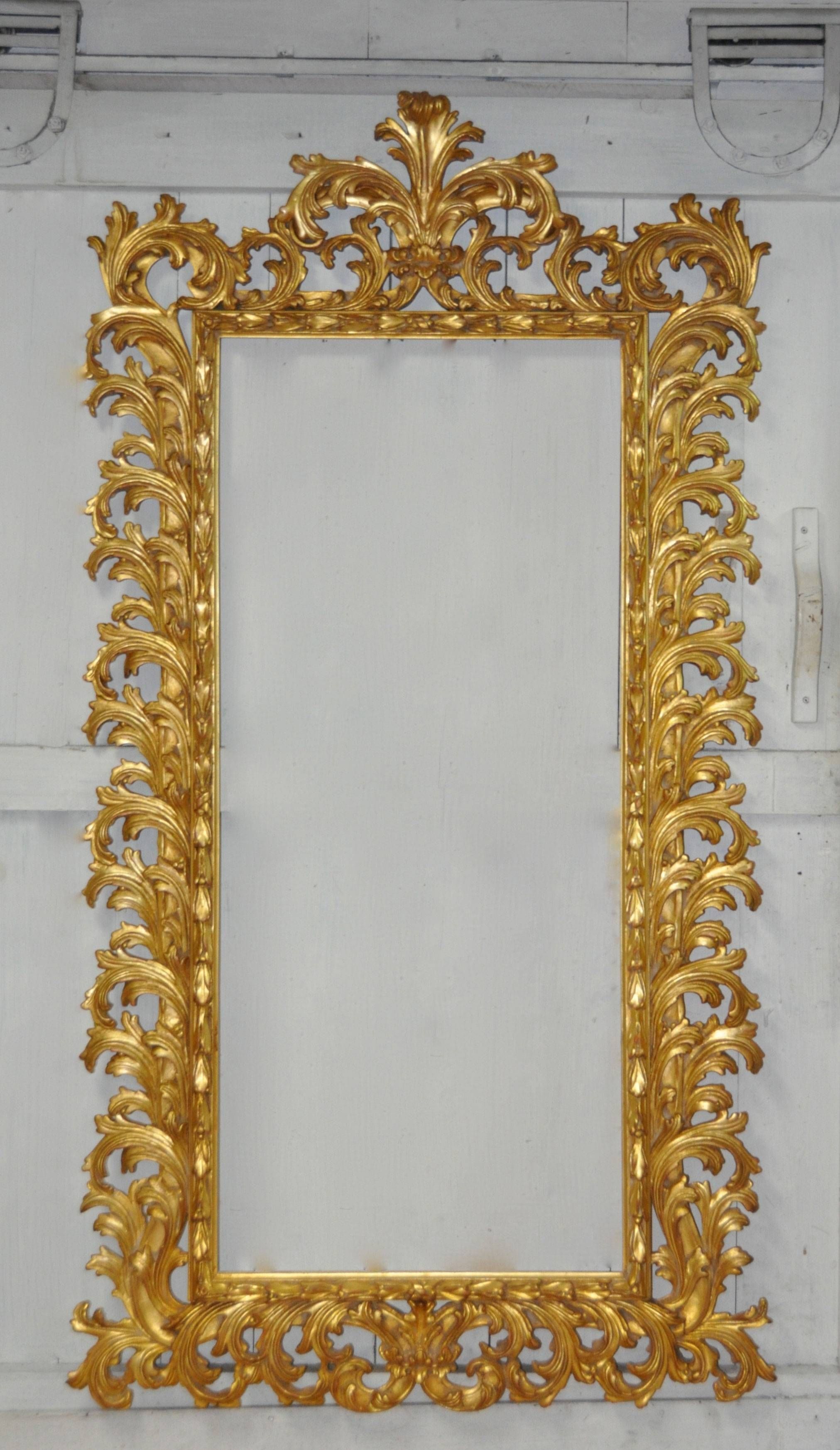 Bathroom: Gold Baroque Mirror With Unique Baroque Mirror Design Intended For Gold Baroque Mirrors (Photo 15 of 15)