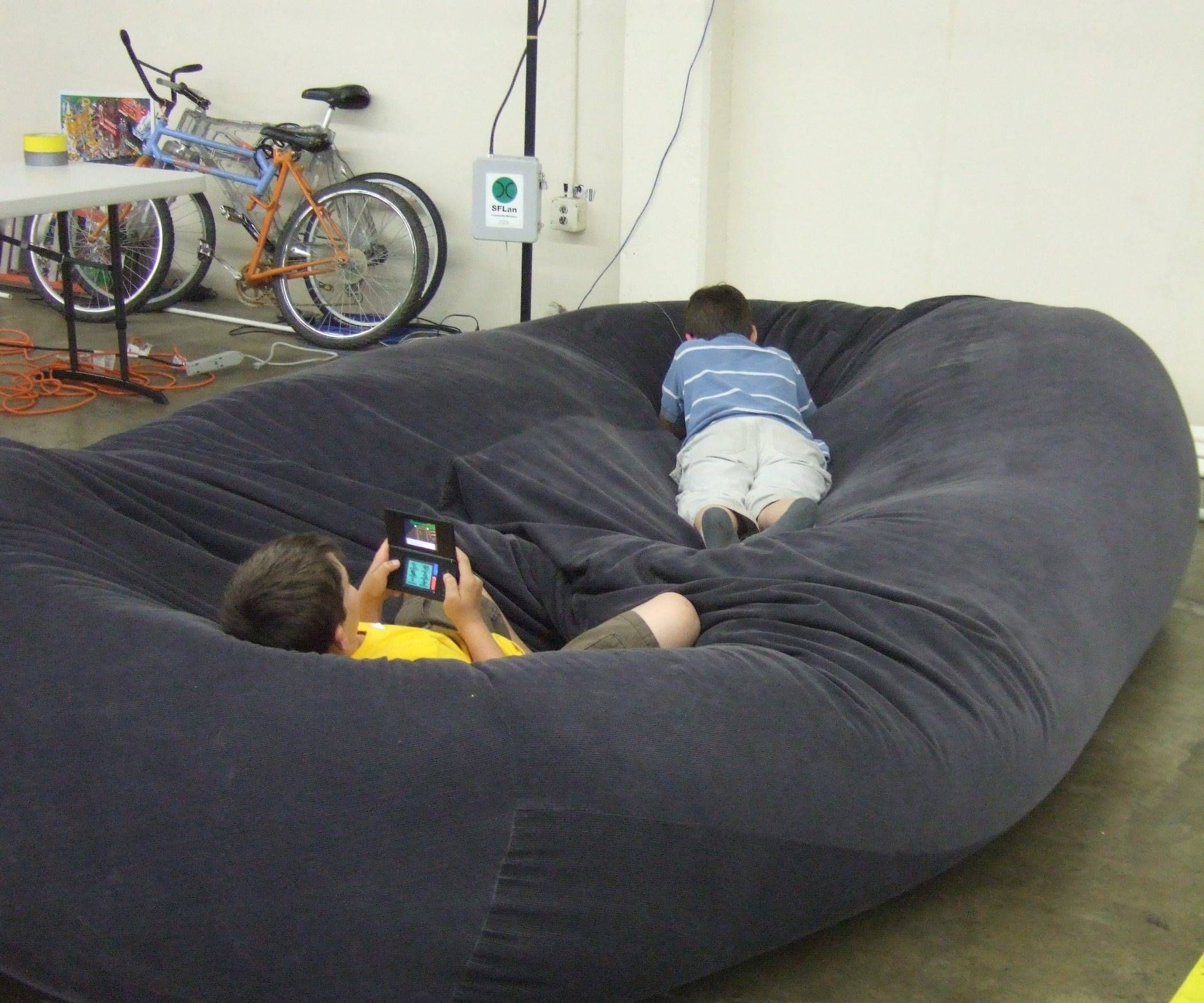 Bean Bag Sofa / Bed: 8 Steps (with Pictures) With Giant Sofa Beds (View 3 of 15)