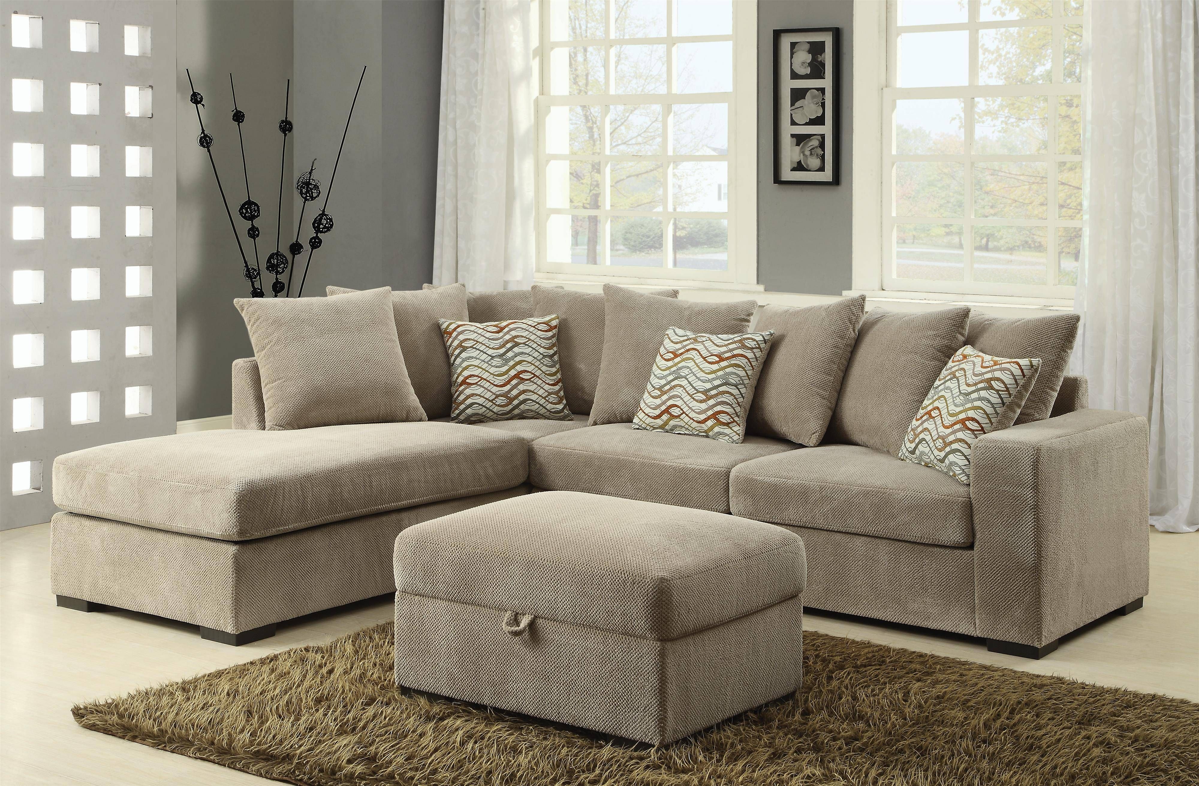 Bedroomdiscounters – Sectional Sofa Sets Within Chenille Sectional Sofas With Chaise (View 9 of 15)