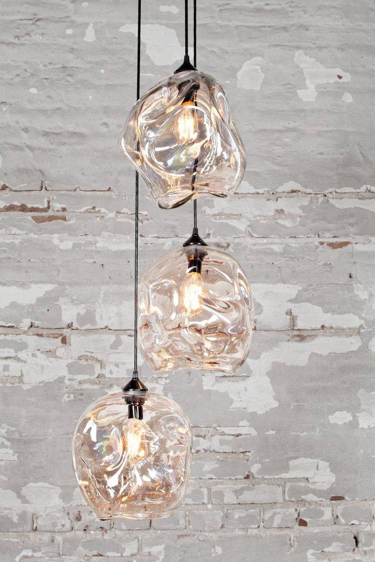 15 Collection Of Cluster Glass Pendant Lights Fixtures