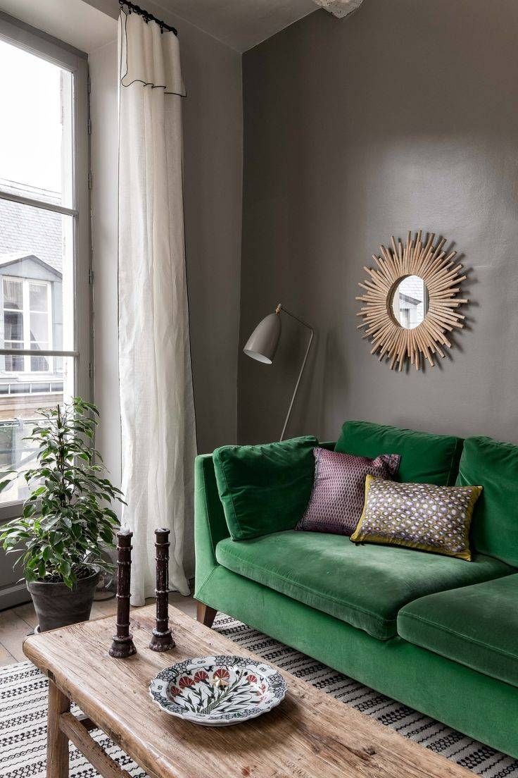 Best 25+ Green Sofa Ideas On Pinterest | Green Living Room Sofas In Emerald Green Sofas (Photo 2 of 15)