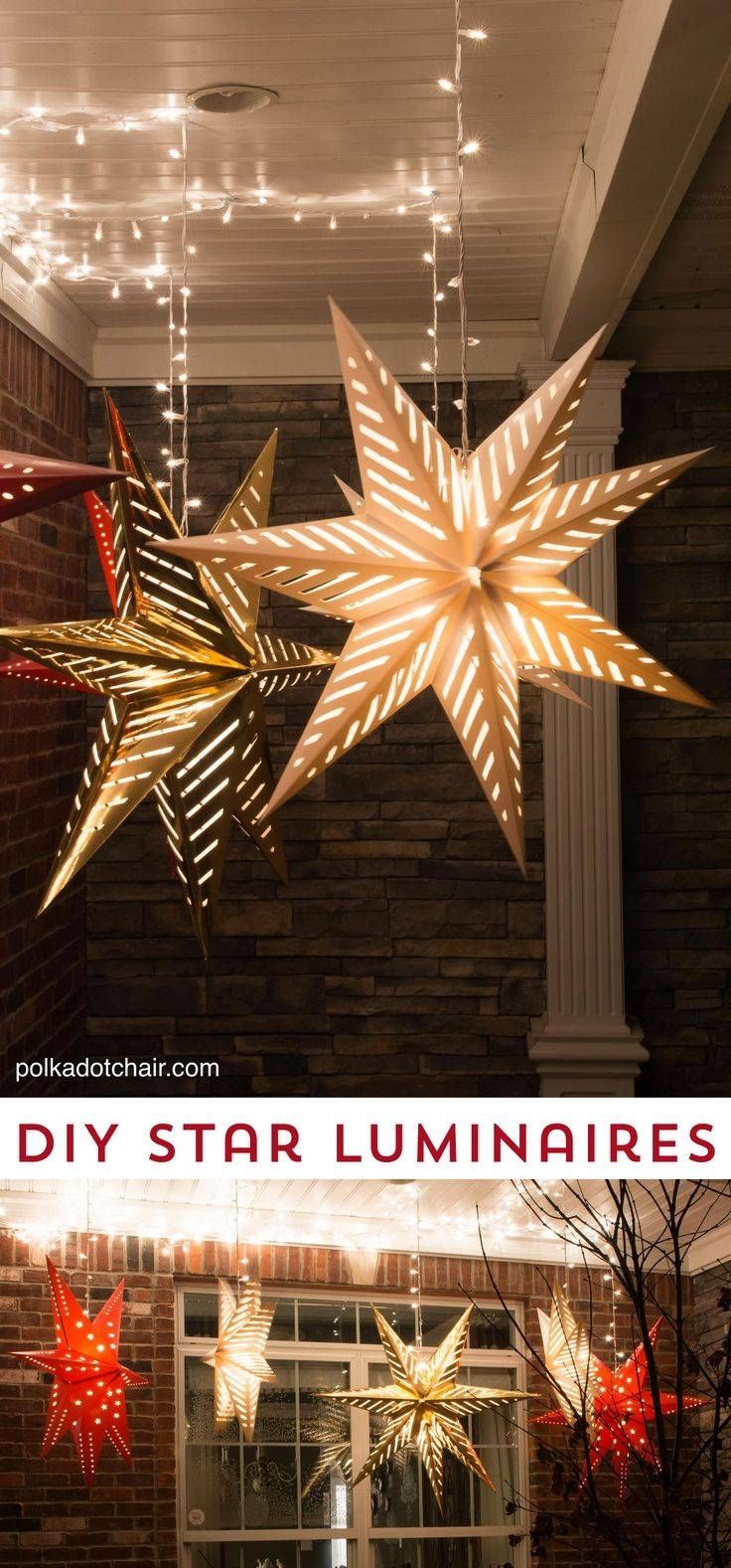 Best 25+ Paper Star Lanterns Ideas On Pinterest | Star Lanterns Pertaining To Paper Star Pendant Lights (View 6 of 15)