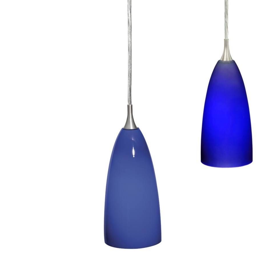 Best Fresh Blue Hanging Pendant Lights #17503 Regarding Cobalt Blue Mini Pendant Lights (Photo 13 of 15)