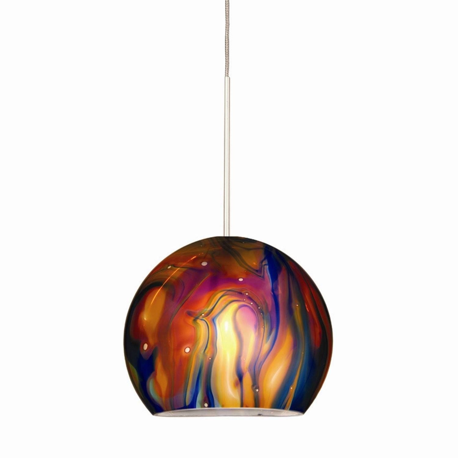 Best Hand Blown Glass Pendant Lights 25 For Pendant Lights For Within Blown Glass Pendant Lighting For Kitchen (Photo 2 of 15)