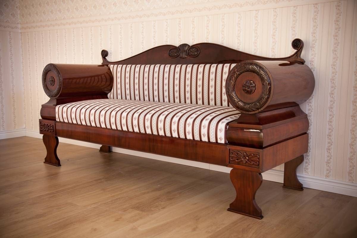 Biedermeier Sofa From Around 1840 | Antiques Showroom Throughout Biedermeier Sofas (View 6 of 15)