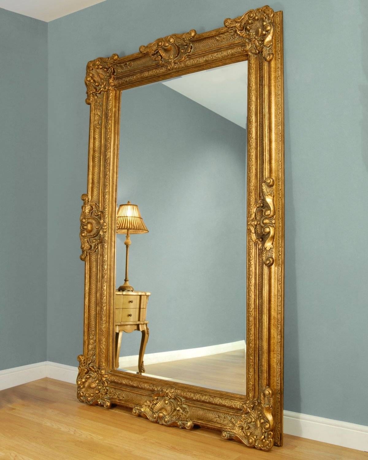 Big Gold Framed Mirrors | Vanity Decoration Inside Large Gold Ornate Mirrors (View 7 of 15)
