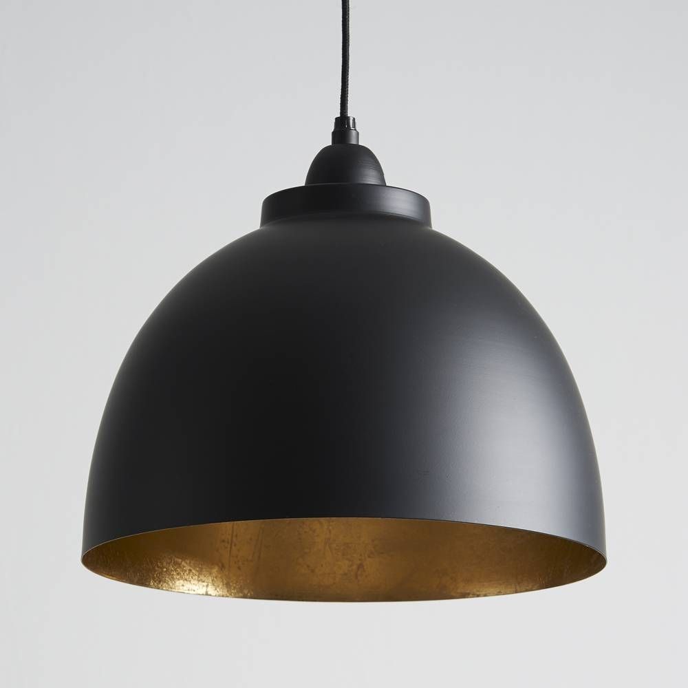 Black And Gold Pendant Lights With Regard To Black And Gold Pendant Lights (Photo 1 of 15)