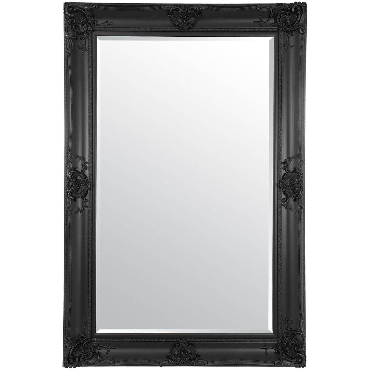 Black Mirrors Pertaining To Ornate Black Mirrors (Photo 12 of 15)