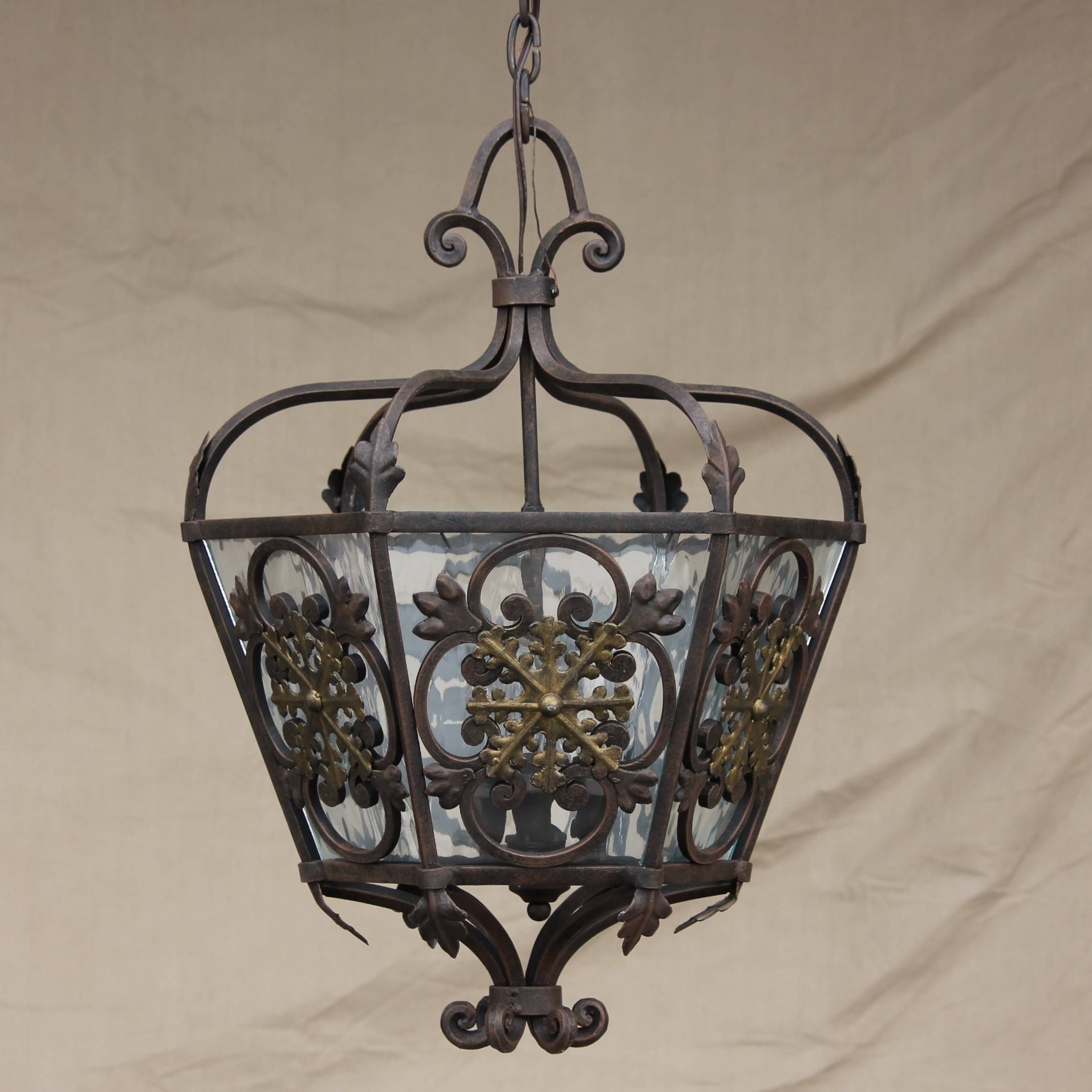 Black Wrought Iron Lighting Fixtures | Advice For Your Home Decoration Within Black Wrought Iron Pendant Lights (View 8 of 15)