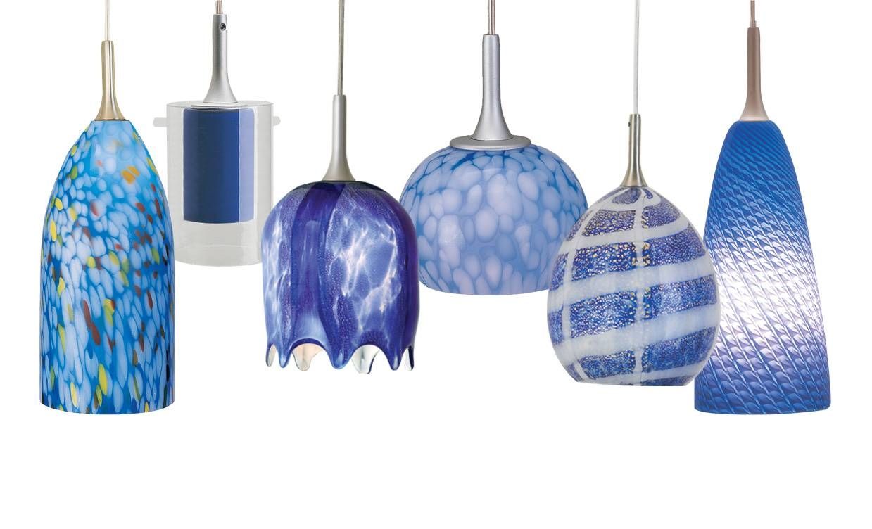 Featured Photo of 15 Inspirations Blue Pendant Lights Fixtures