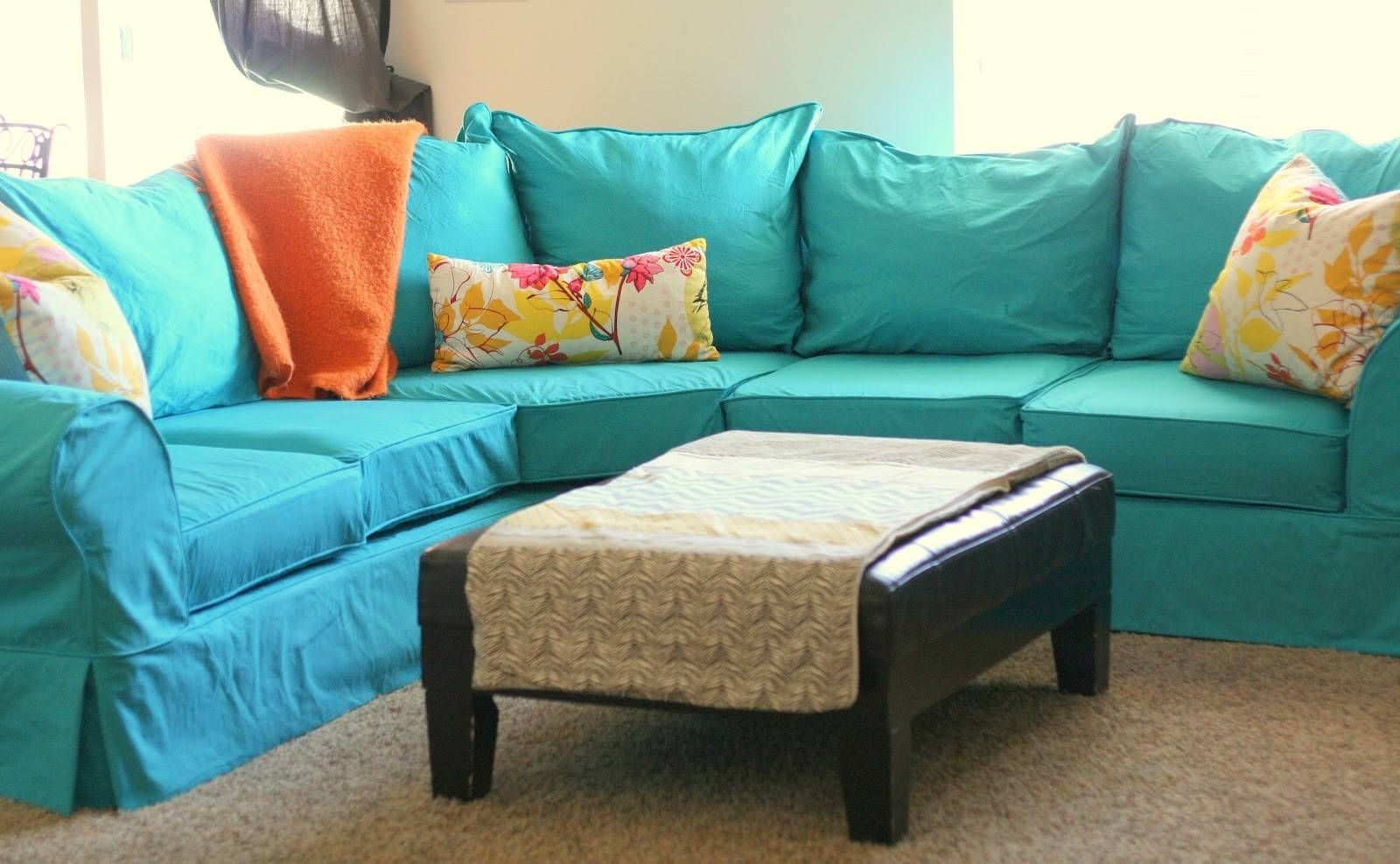 Blue Sofa Slipcovers : Home And Garden Decor – How Do Custom Sofa For Blue Sofa Slipcovers (Photo 14 of 15)