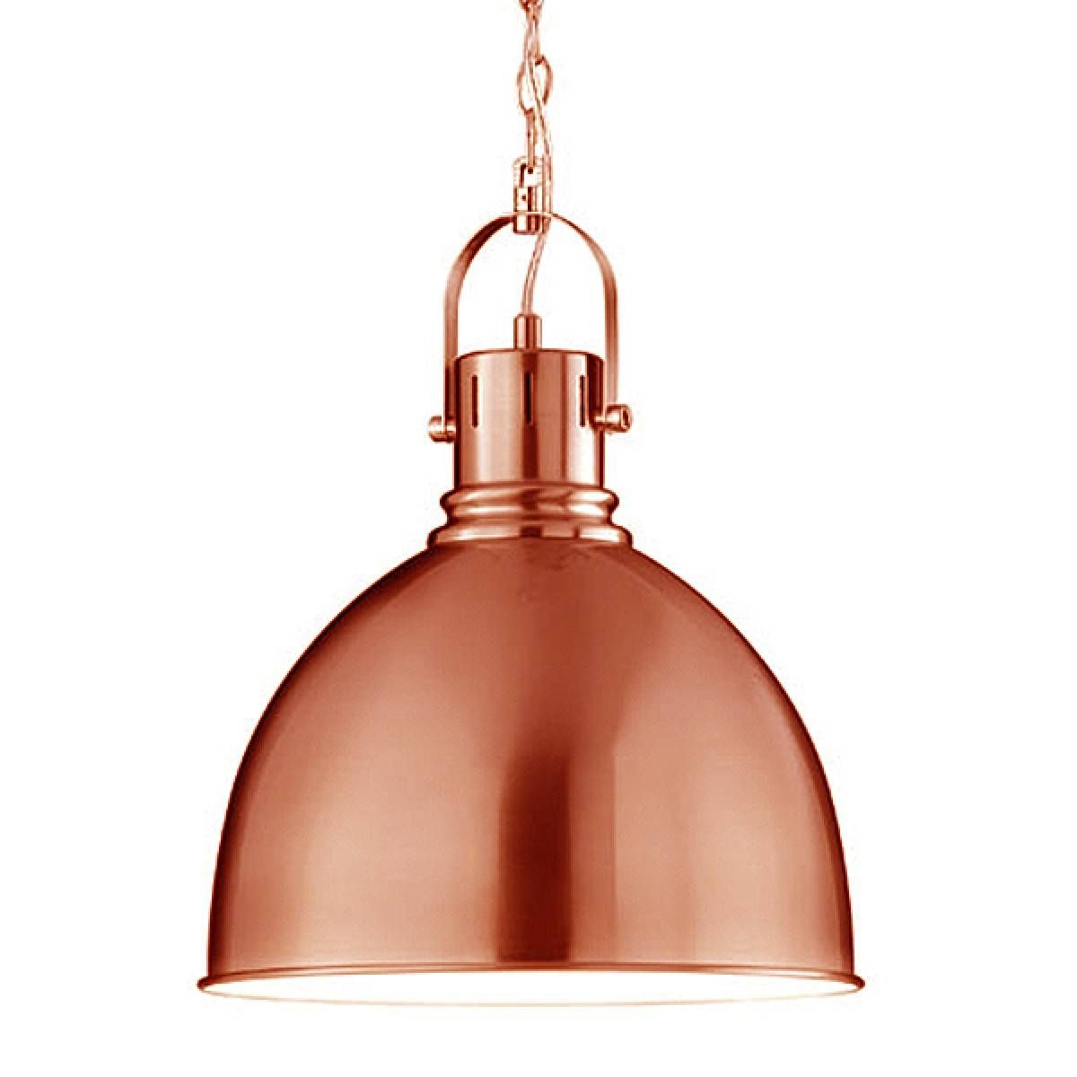 Boston Industrial Pendant Lamp – Brushed Nickel – Designer Hanging Intended For Boston Pendant Lights (View 7 of 15)
