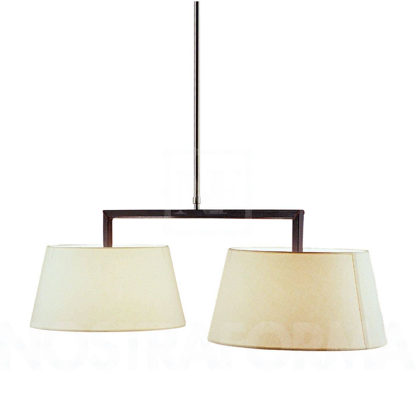 Bover Lua 2 Luces Pendant Lamp, Double » Modern And Contemporary Inside Double Pendant Light Fixtures (Photo 1 of 15)