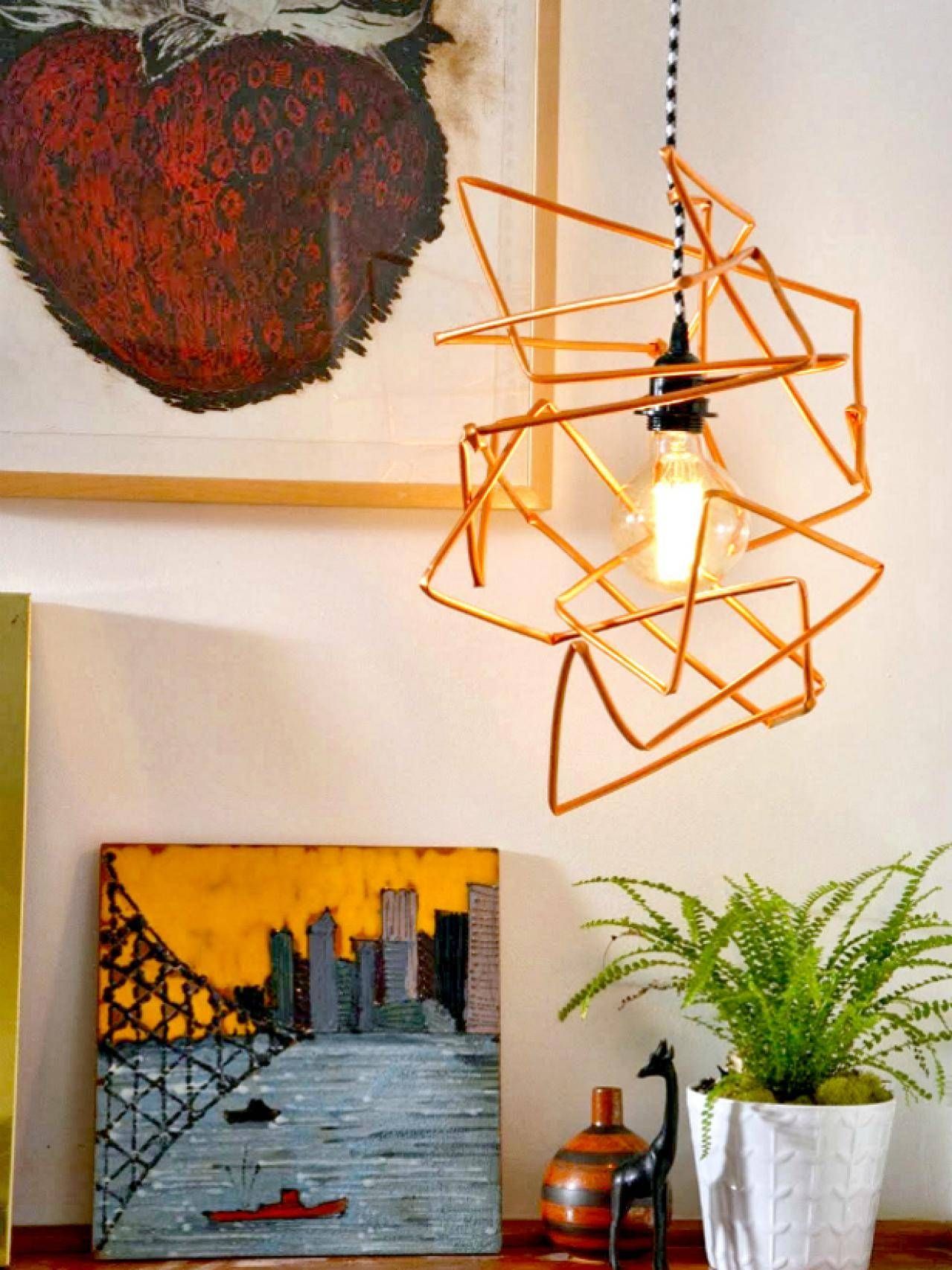 Brighten Up With These Diy Home Lighting Ideas | Hgtv's Decorating With Build Your Own Pendant Lights (View 12 of 15)