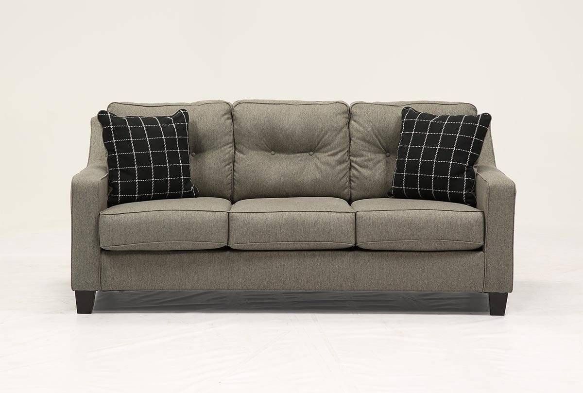 Brindon Charcoal Queen Sofa Sleeper – Living Spaces Within Queen Sofa Beds (View 13 of 15)