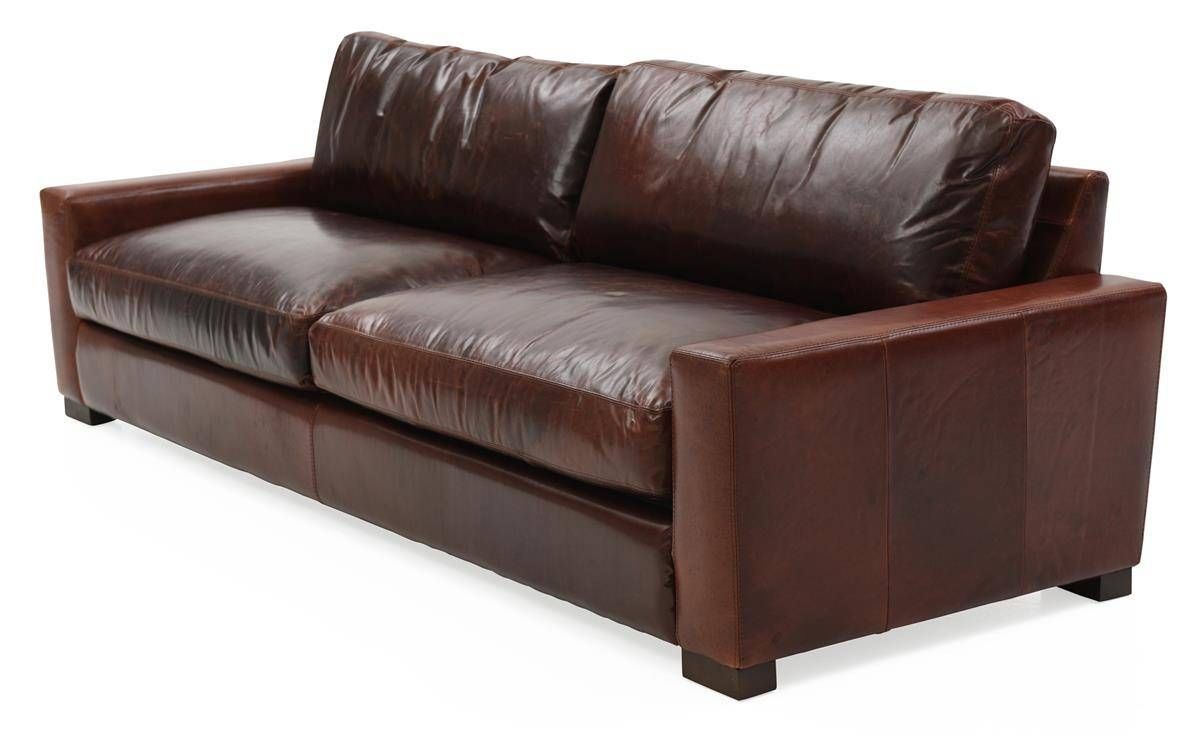 Brompton Leather Sofa | Weir's Furniture Pertaining To Brompton Leather Sectional Sofas (View 8 of 15)