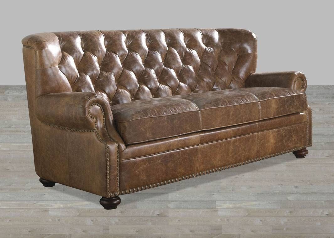 Brompton Leather Vintage Sofa Intended For Brompton Leather Sofas (View 11 of 15)