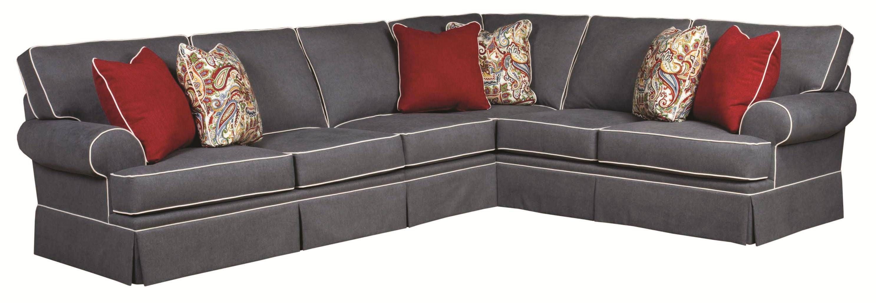 Broyhill Furniture Emily Traditional 3 Piece Sectional Sofa With Regarding Broyhill Emily Sofas (Photo 1 of 15)