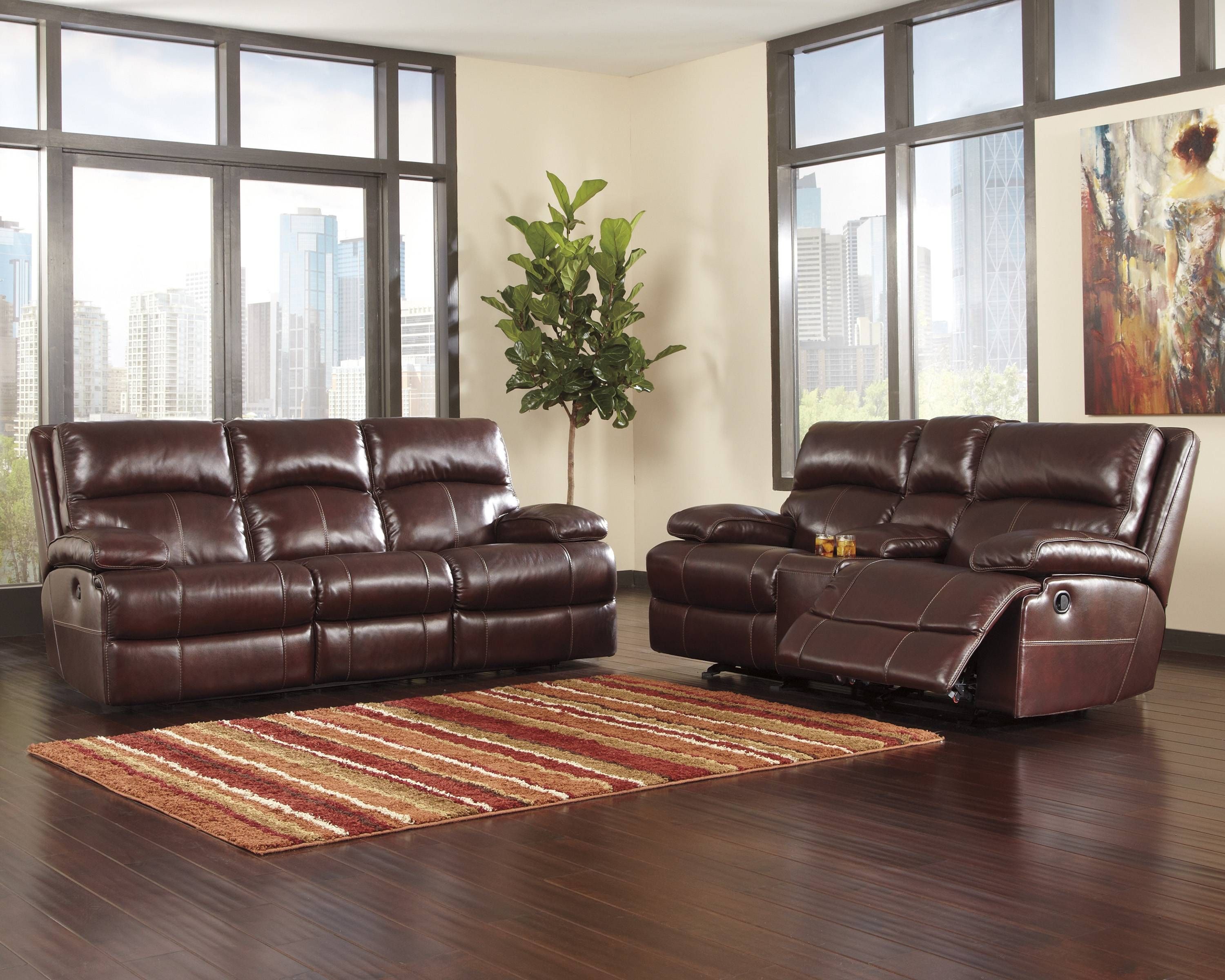 Burgundy Leather Sofa Set | Tehranmix Decoration Regarding Burgundy Leather Sofa Sets (Photo 8 of 15)