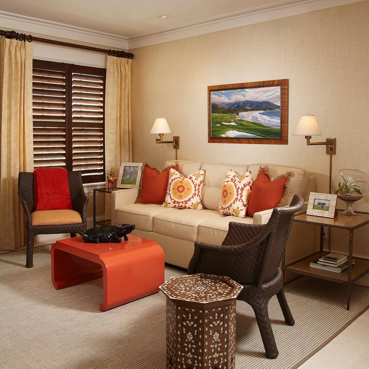 Burnt Orange Living Room | Home Design Ideas Regarding Burnt Orange Living Room Sofas (Photo 3 of 15)