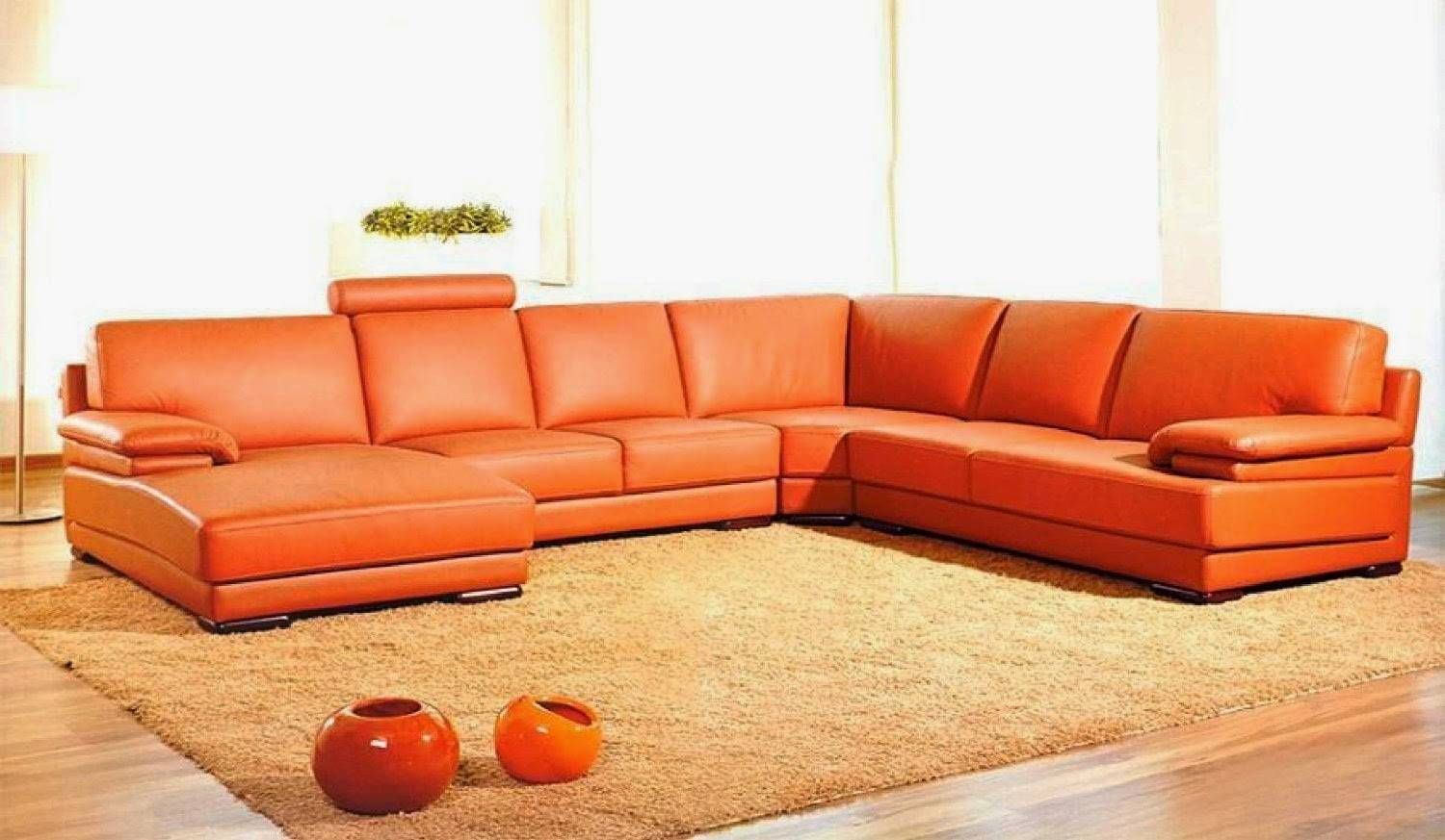 Burnt Orange Sectional Sofa – Cleanupflorida Within Burnt Orange Sectional Sofas (Photo 1 of 15)