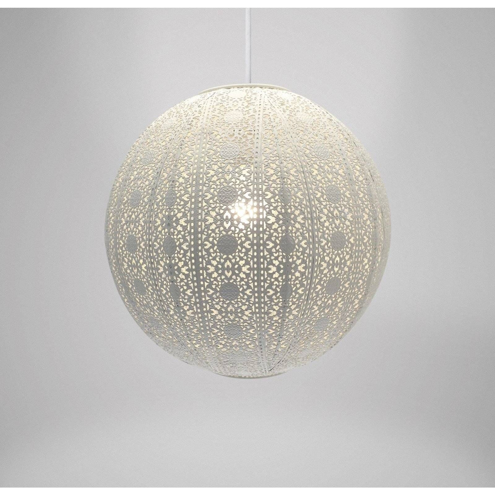 Buy Moroccan Style Pendant Lights – Punched Metal Design At This Throughout Easy Fit Pendant Lights (View 9 of 15)
