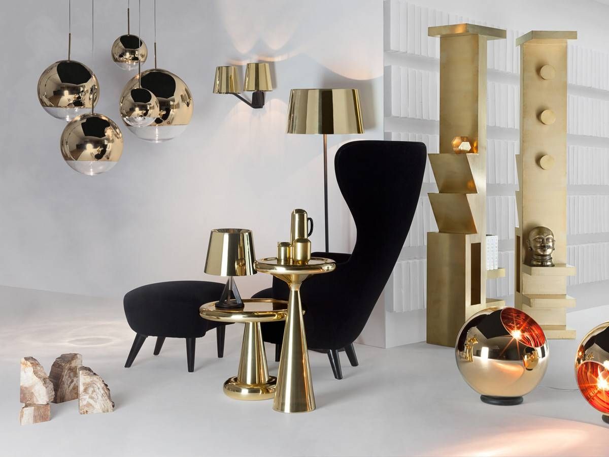 Buy The Tom Dixon Mirror Ball Pendant Light Gold At Nest.co (View 5 of 15)