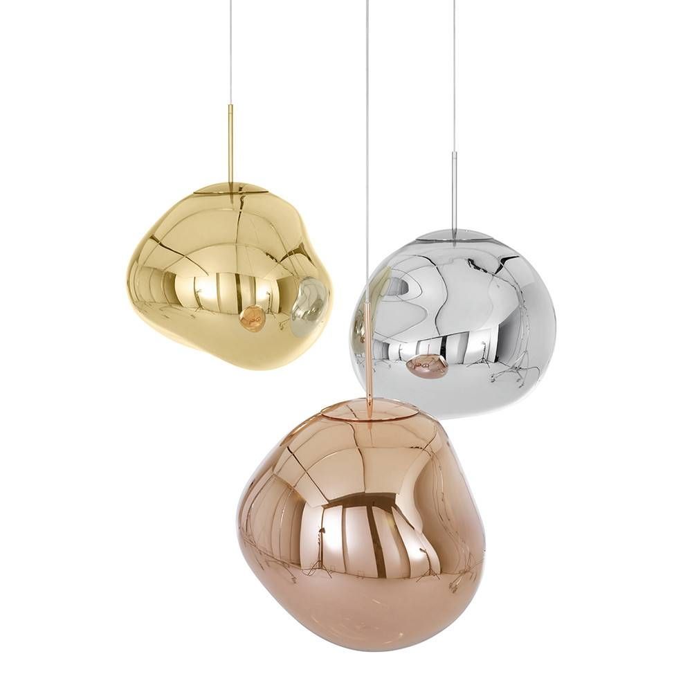 Buy Tom Dixon Melt Gold Pendant Light | Amara Within Yves Pendant Lights (View 2 of 15)
