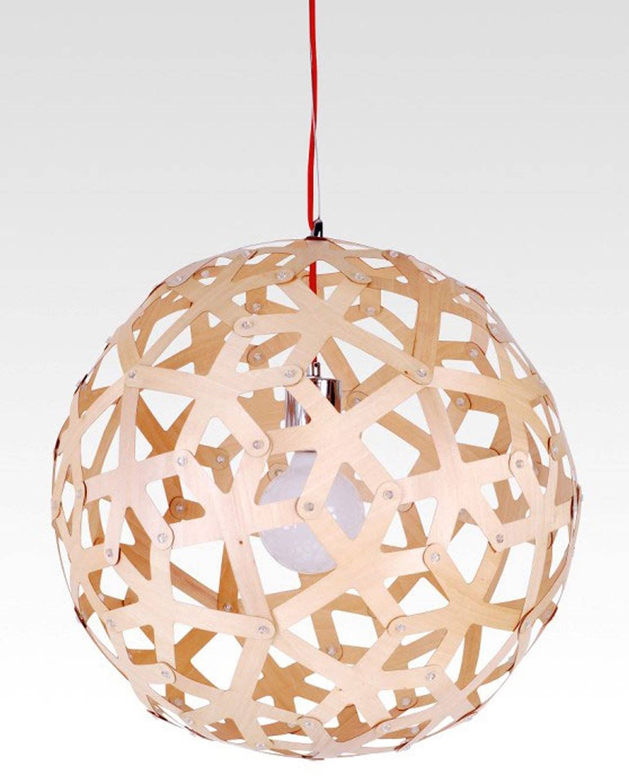 Buy Wood Pendant Light In Melbourne [sphere] – Youtube In Bent Wood Pendant Lights (Photo 3 of 15)