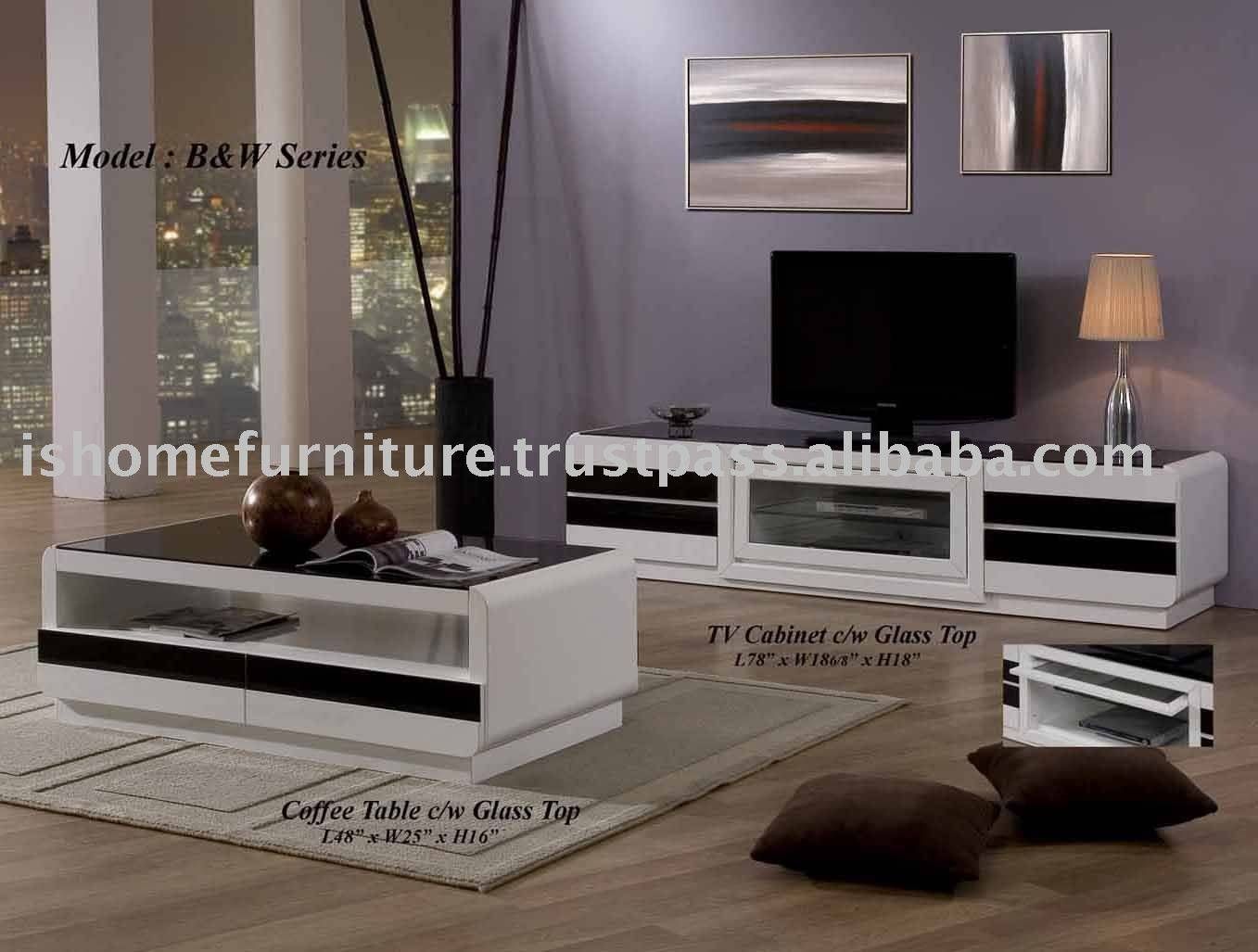 B&w Series – Coffee Table,tv Stand – Buy Home Furniture,coffee In Tv Cabinets And Coffee Table Sets (View 6 of 15)
