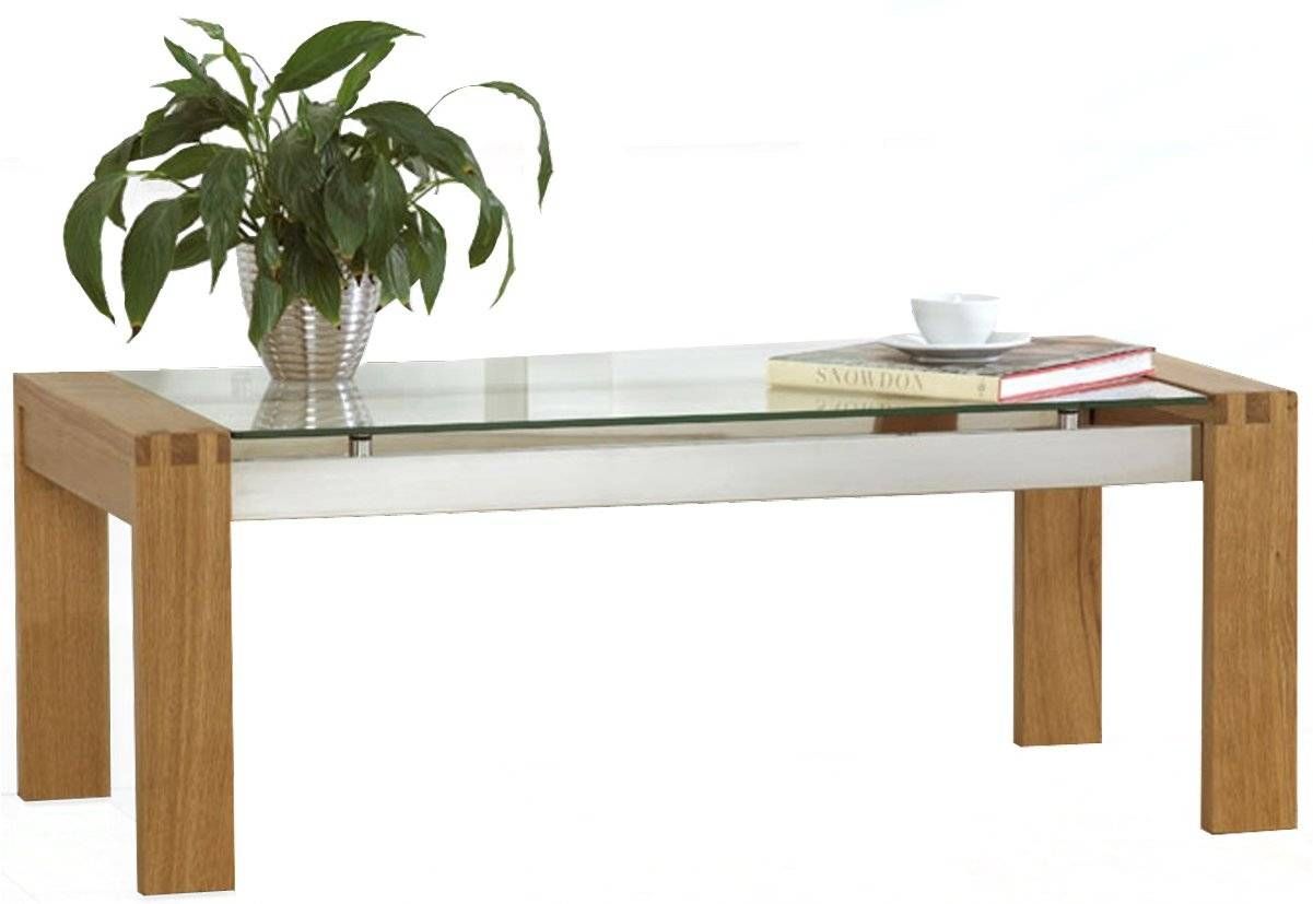 Coffee Table: Stunning Glass Top Oak Coffee Table Design Dark Oak For Oak And Glass Coffee Table (View 6 of 15)