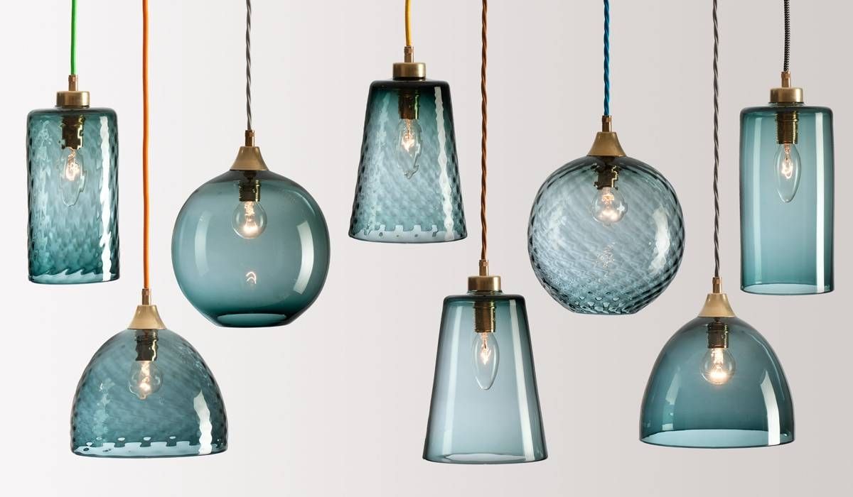 glass pendant lights for living room