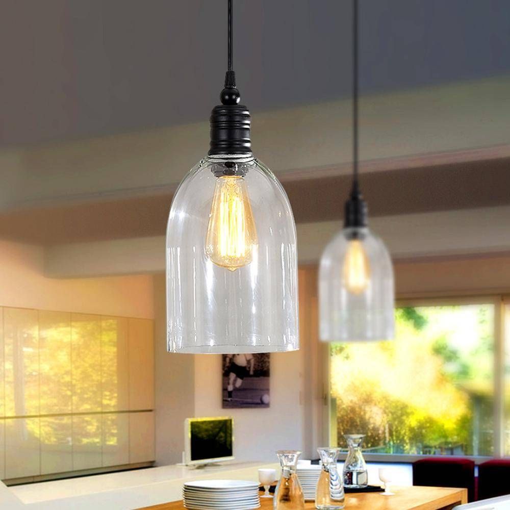 Compare Prices On Bell Pendant Light  Online Shopping/buy Low Regarding Glass Bell Shaped Pendant Light (View 6 of 15)