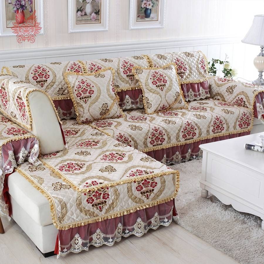 Compare Prices On Floral Sofa Cover  Online Shopping/buy Low Price Inside Floral Sofa Slipcovers (View 13 of 15)