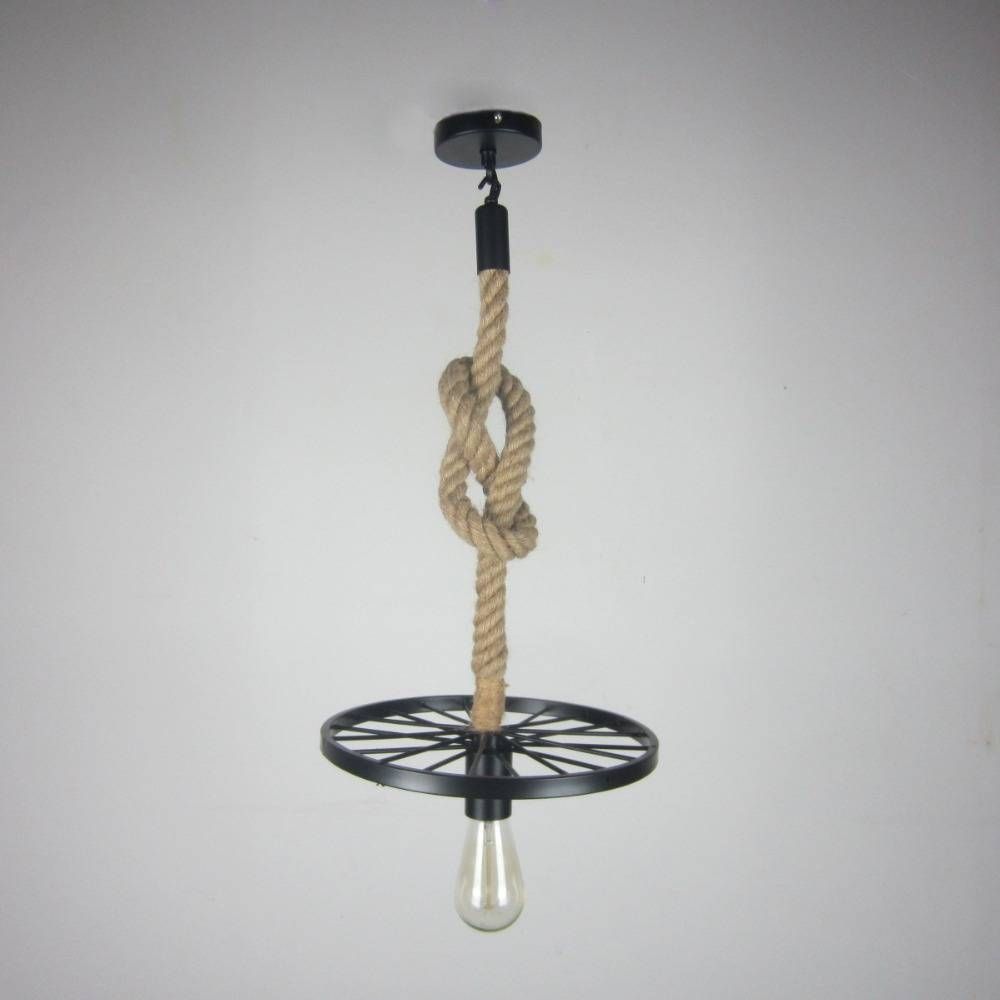 Compare Prices On Industrial Lamp Shades  Online Shopping/buy Low Within Rope Cord Pendant Lights (Photo 6 of 15)
