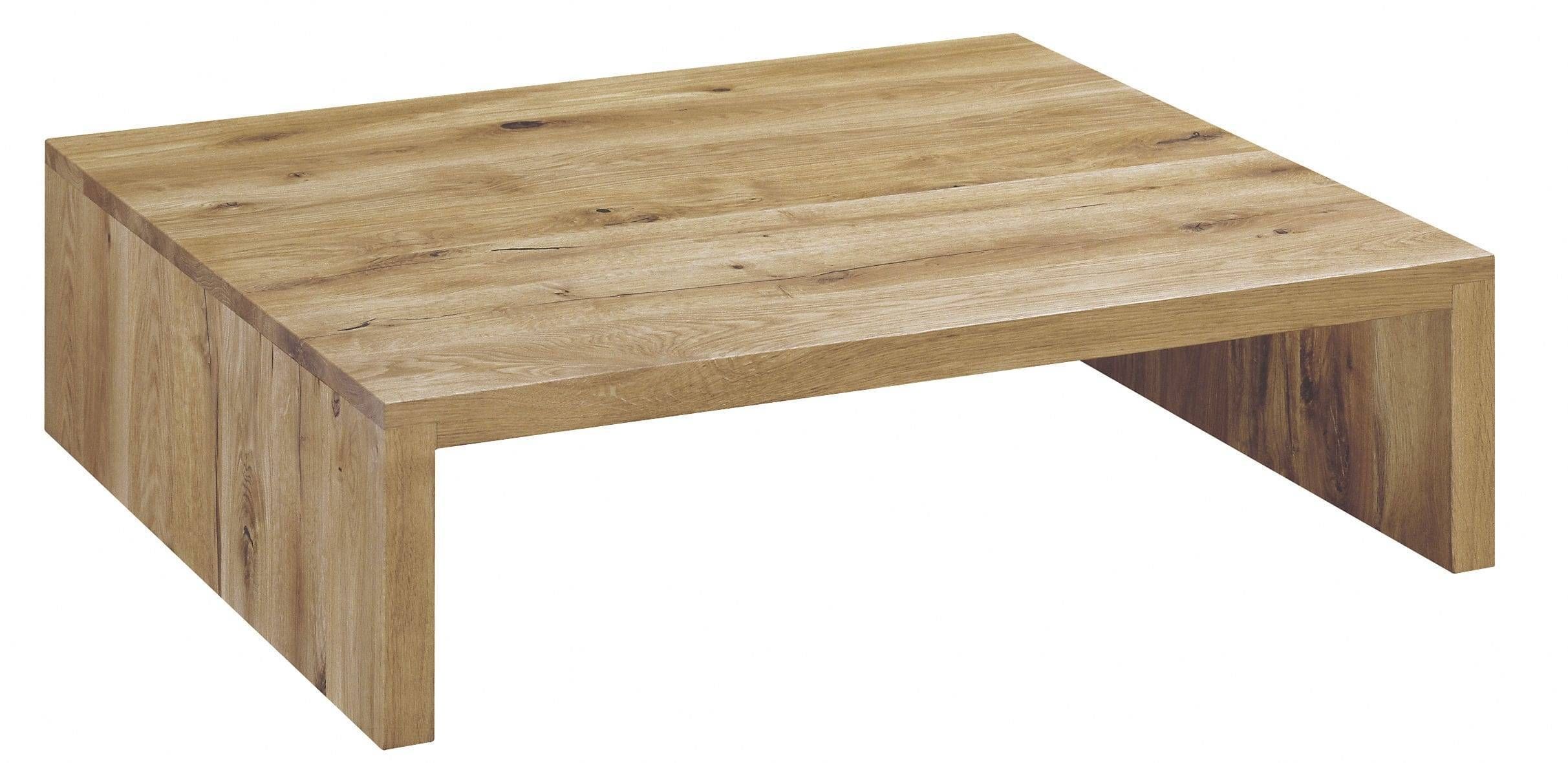 Contemporary Coffee Table / Oak / Oiled Wood / White Oak – Ct01 With Regard To Low Oak Coffee Tables (Photo 11 of 15)