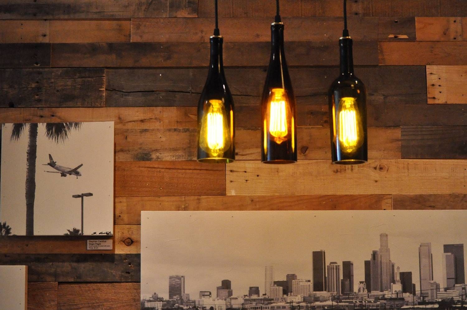 Cosy Wine Bottle Pendant Light Brilliant Inspiration To Remodel With Regard To Bottle Pendant Lights (View 14 of 15)