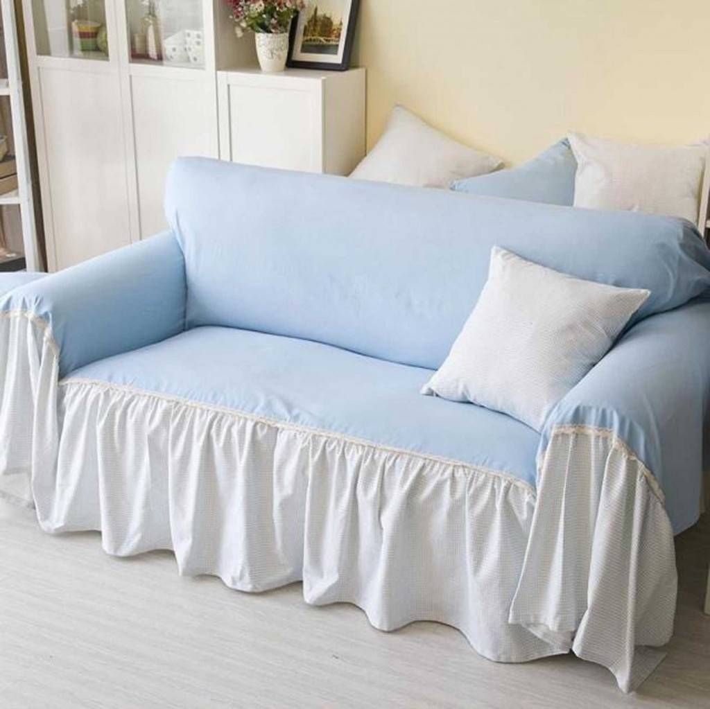 Couch Covers Ideas With Regard To Blue Sofa Slipcovers (Photo 11 of 15)