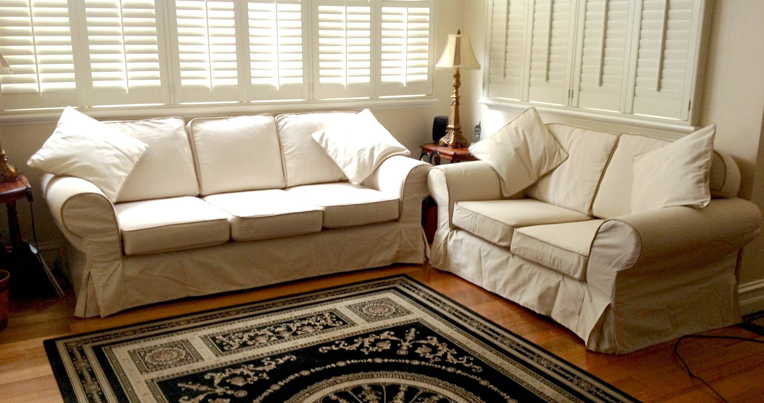 Custom Slipcovers And Couch Cover For Any Sofa Online Regarding Canvas Slipcover Sofas (View 8 of 15)