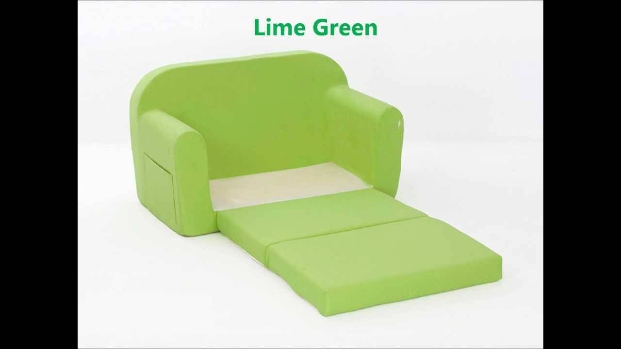 Darcy Kids Sofa Bed – Youtube In Childrens Sofa Bed Chairs (Photo 15 of 15)