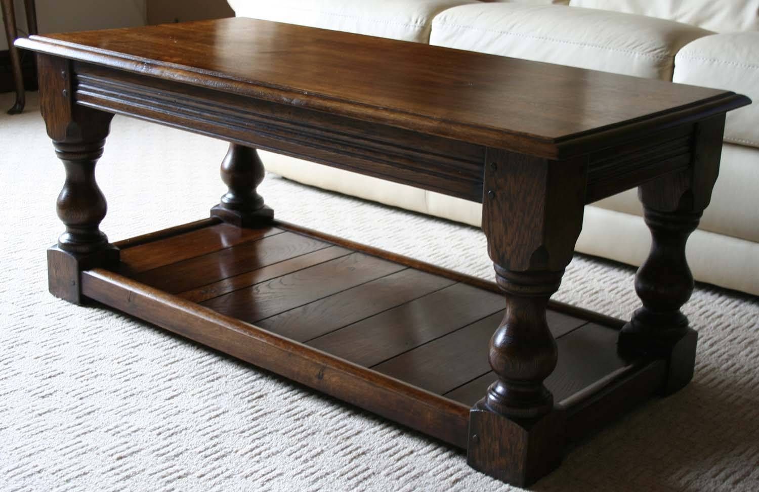 Dark Wood Coffee Table With Regard To Dark Wood Coffee Tables (View 12 of 15)