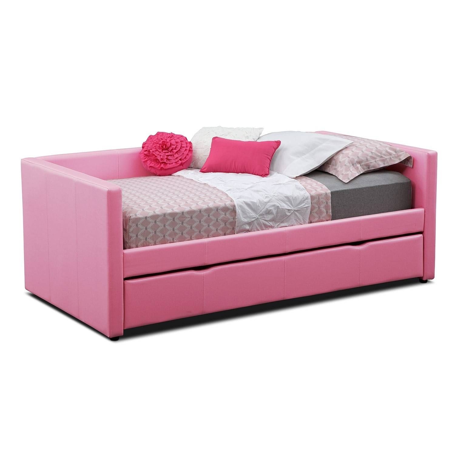 Daybeds & Trundle Beds | Bedroom Furniture | American Signature Inside Sofas Daybed With Trundle (Photo 14 of 15)