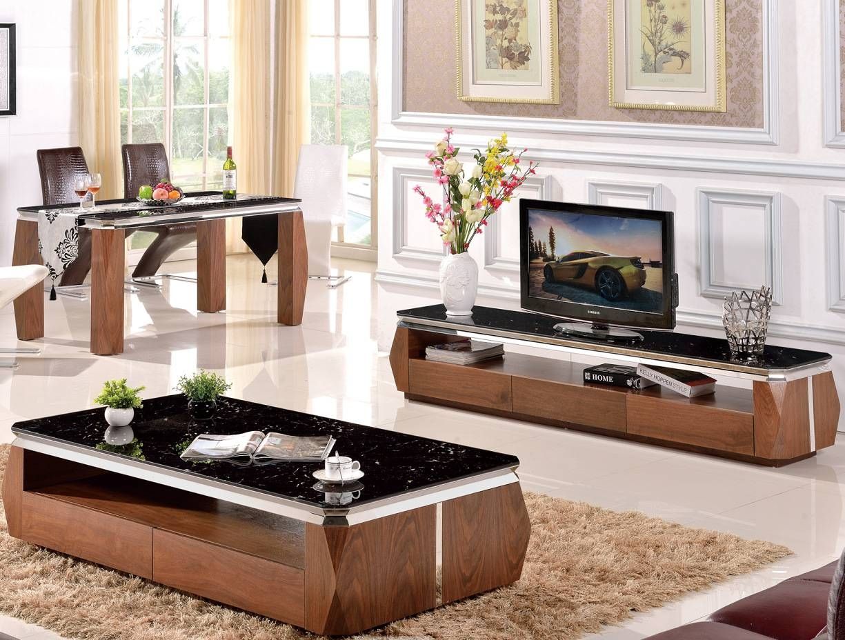 Days Cat Taobao Explosion Models Marble Coffee Table Tv Cabinet Intended For Tv Cabinets And Coffee Table Sets (View 10 of 15)