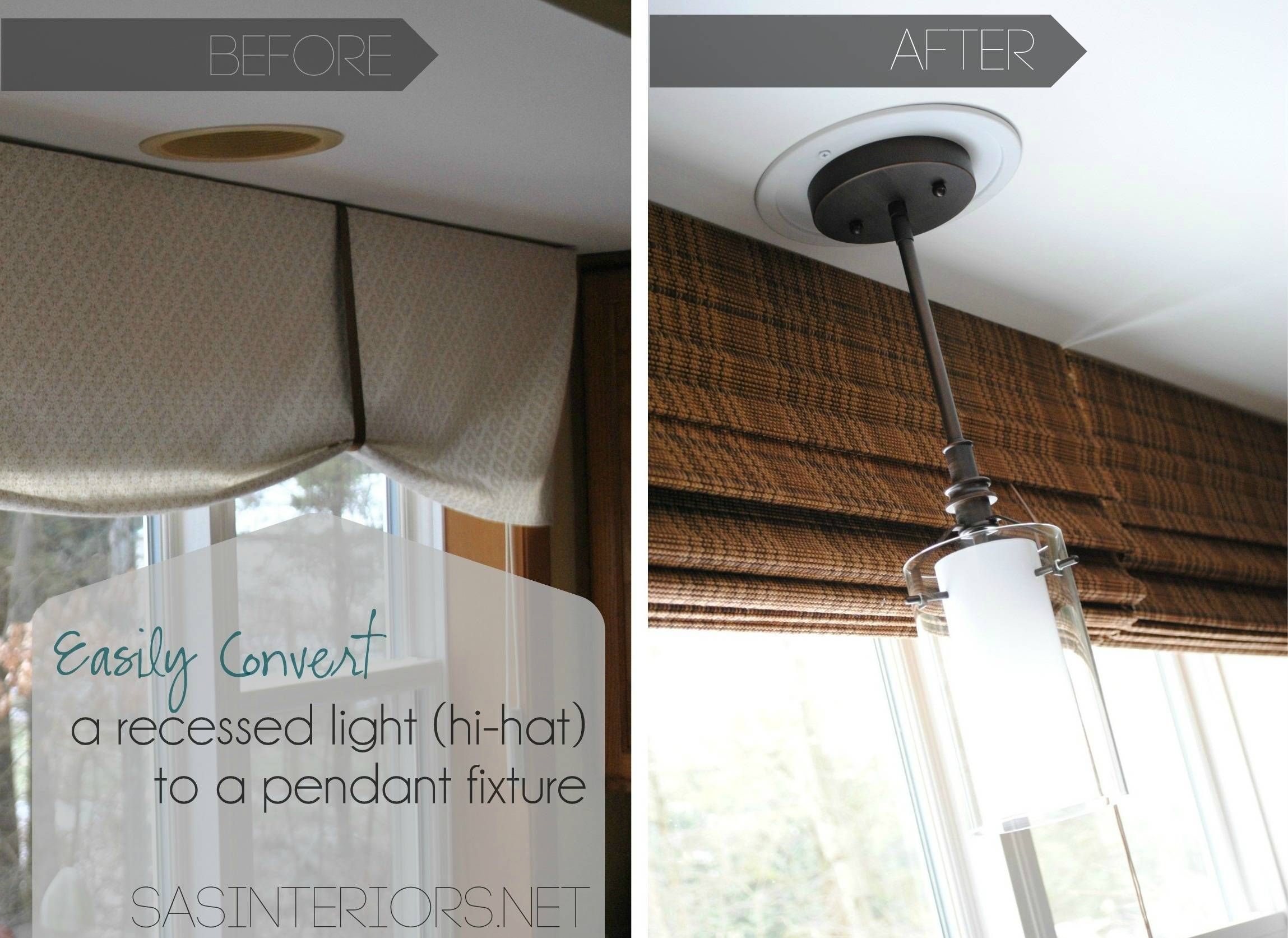 Decorating: Appealing Recessed Light Conversion Kit For Ceiling Inside Recessed Lighting Pendants (View 4 of 15)