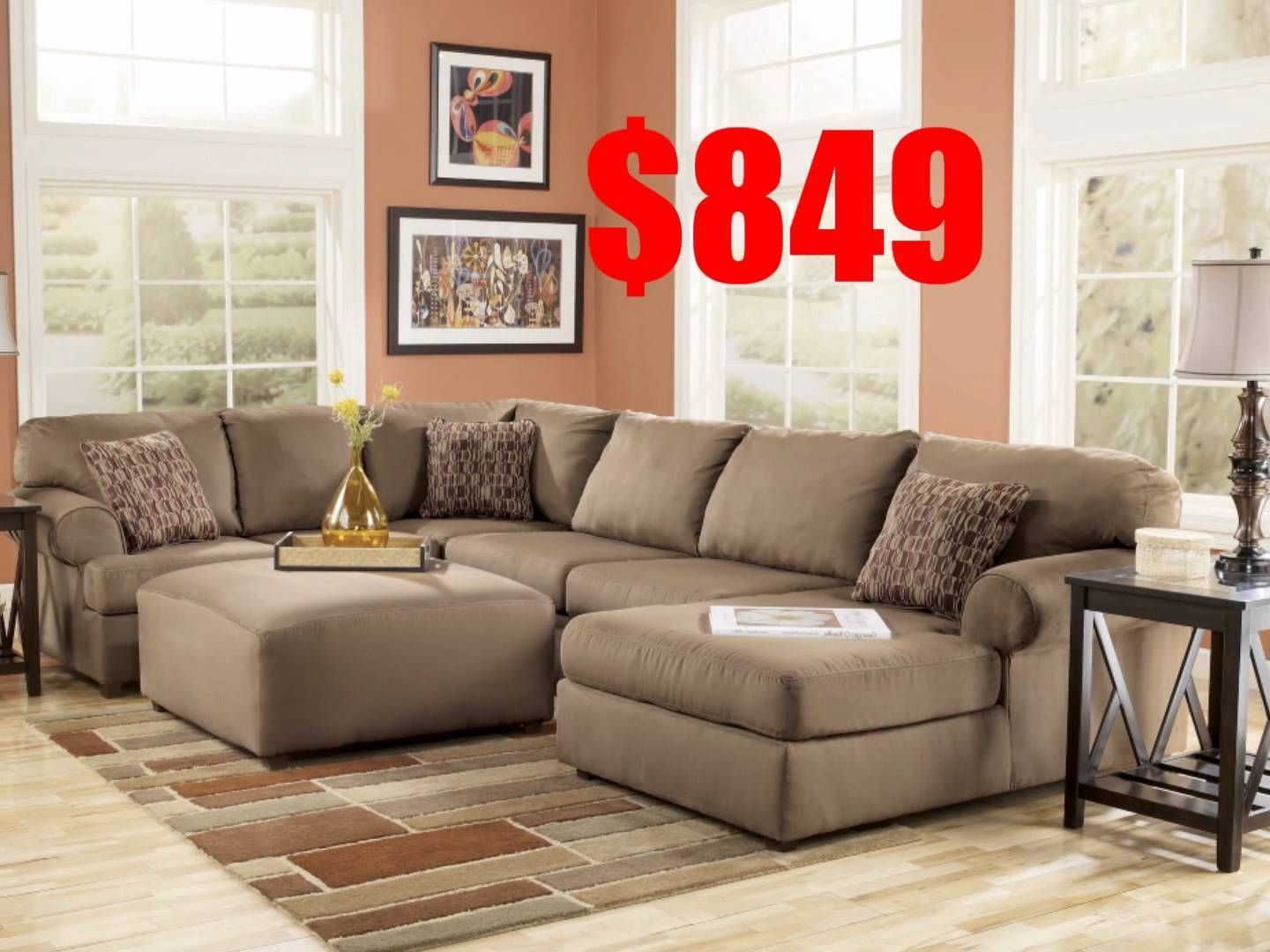 Decorating Fill Your Living Room With Elegant Ashley Furniture Within Sectional Sofas Ashley Furniture 
