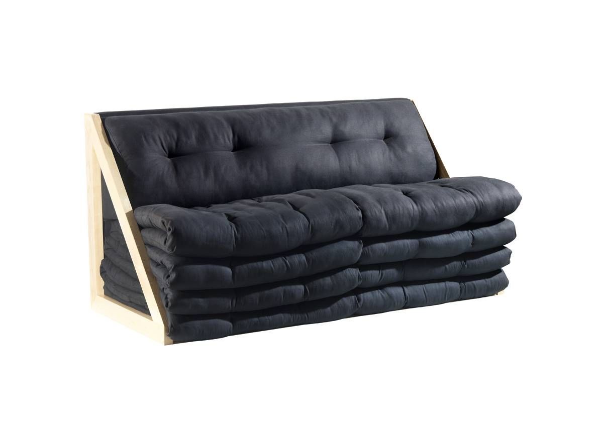 Decoration Ideas: Elegant Dark Grey Velvet Tufted Flod Up Sofa Bed Inside Fold Up Sofa Chairs (View 8 of 15)