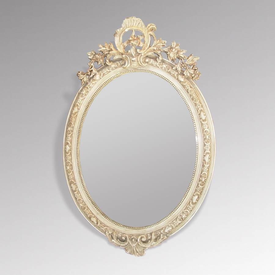 Decorative Antique French Oval Mirror – Antique Mirrors Throughout Oval French Mirrors (Photo 1 of 15)